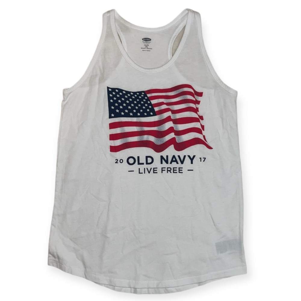 Old Navy USA Flag Tank Top